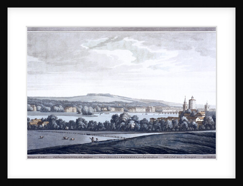 The River Thames at Battersea, London by Joseph Constantine Stadler