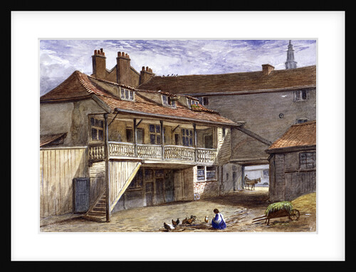 The Black Bull Inn, Whitefriars, London by JT Wilson