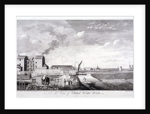 The Chelsea Water Works, London by John Boydell
