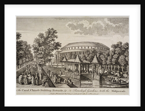 The Chinese Building and Rotunda in Ranelagh Gardens, Chelsea, London by Anonymous