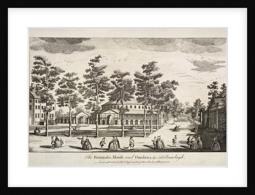 The Rotunda and Ranelagh House in Ranelagh Gardens, Chelsea, London by Anonymous
