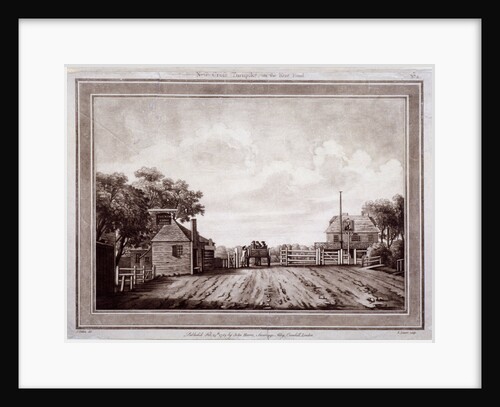 New Cross turnpike on the Old Kent Road, Deptford, London by Robert Laurie