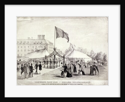 A fair held in the gardens of the Royal Hospital, Chelsea, London by Anonymous