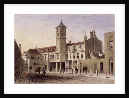 View of Bridge House in Bridge Yard, Tooley Street, Bermondsey, London by Anonymous