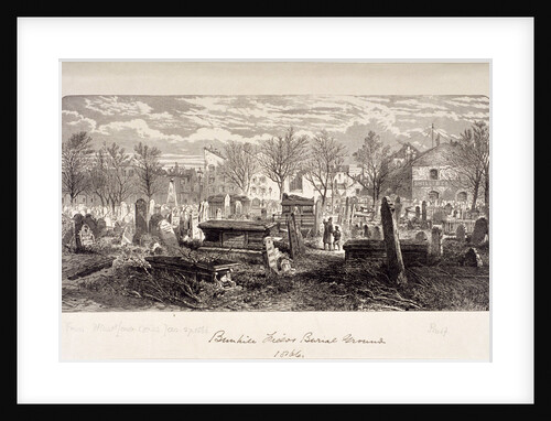 Cemetery at Bunhill Fields, Finsbury, London by Anonymous