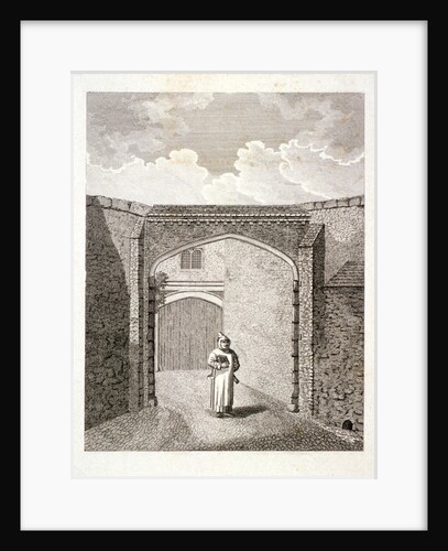 The gateway at Charterhouse, Finsbury, London by John Barlow