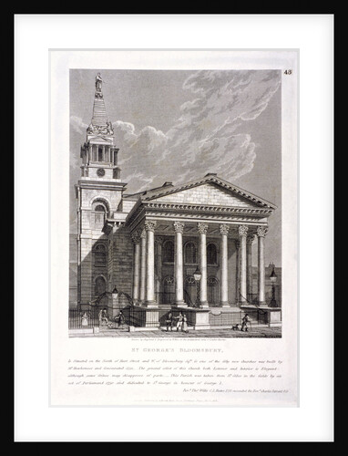 St George, Bloomsbury, Holborn, London by William Wise