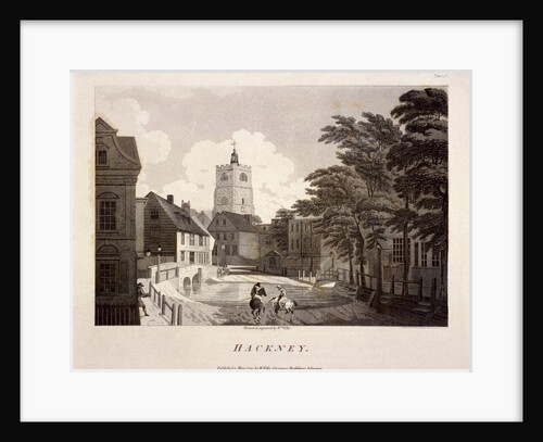 General view of Hackney, London by William Ellis