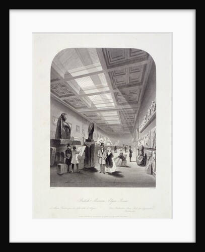 The Elgin Room, British Museum, Holborn, London by William Radclyffe