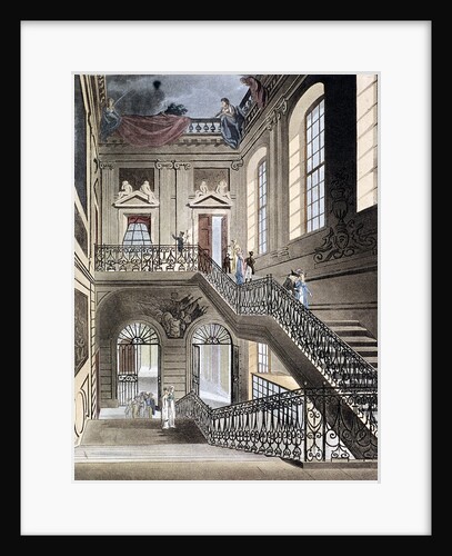 British Museum, Holborn, London by Augustus Charles Pugin