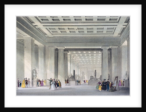 The Grand Central and Egyptian Saloons, British Museum, Holborn, London by Robert Sands