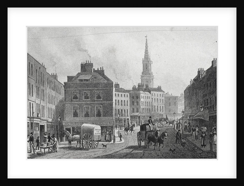 Broad Street, Bloomsbury, London by William Woolnoth