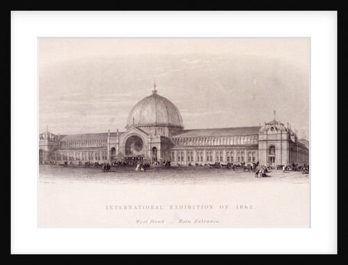 Cromwell Road, Kensington, London by John Le Keux