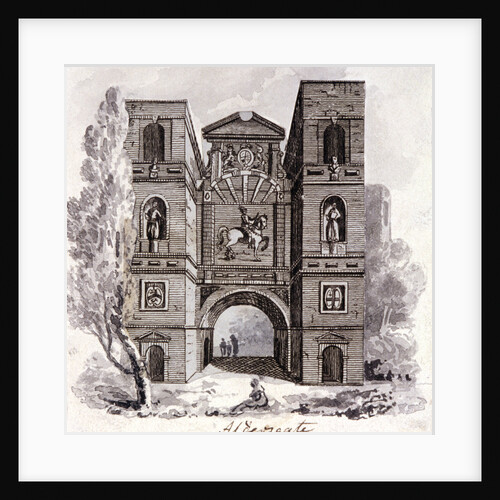 Aldersgate, London, 1800? by Anonymous