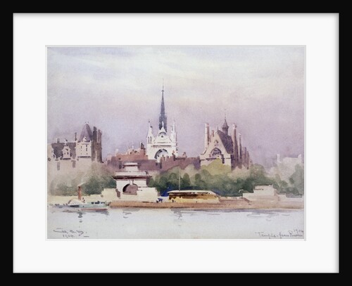 Temple from the River by William Alister Macdonald