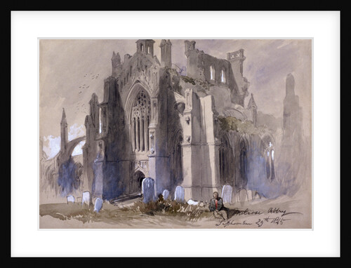 Melrose Abbey by Sir John Gilbert