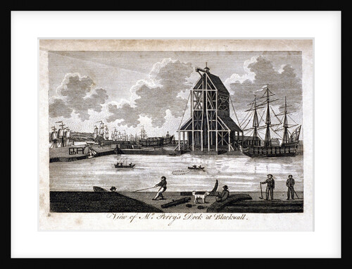 Brunswick Dock, Blackwall, Poplar, London by Anonymous