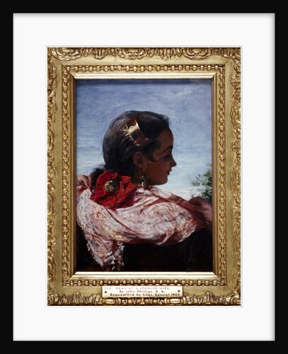 Head of a Spanish Girl by John Phillip