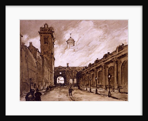 Royal Exchange Fire, London by Anonymous