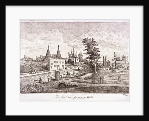 The Fleet River near Bagnigge Wells, St Pancras, London by Anonymous