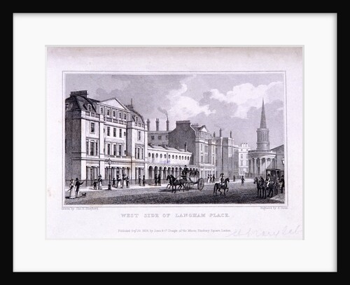 Langham Place, Marylebone, London by Samuel Owen