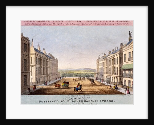 Portland Place, Marylebone, London by SH Hughes