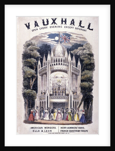 Vauxhall Gardens, Lambeth, London by Anonymous