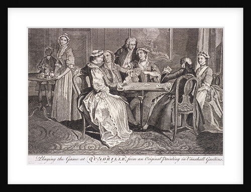 Playing the game at quadrille by Anonymous