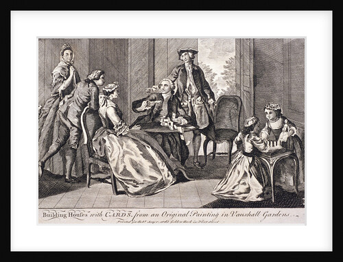 Building houses with cards' by Benjamin Cole