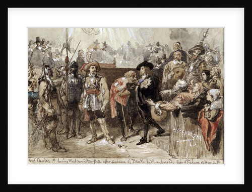 Charles I leaving Westminster Hall after his trial by Sir John Gilbert