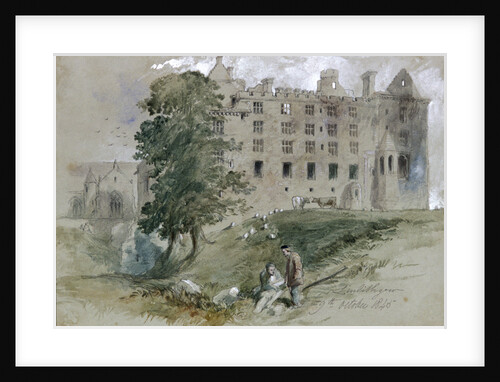 Linlithgow Castle, West Lothian, Scotland by Sir John Gilbert