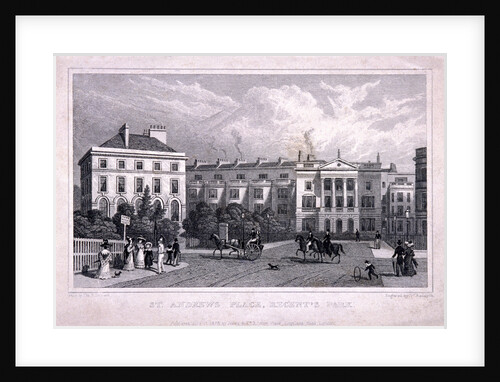 St Andrew's Place, Regent's Park, Marylebone, London by William Radclyffe
