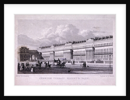 Chester Terrace, Regent's Park, Marylebone, London by Harlen Melville