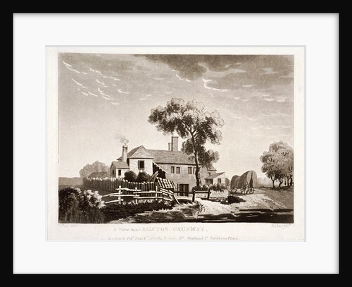 View near Brixton Causeway, Lambeth,  London by Francis Jukes