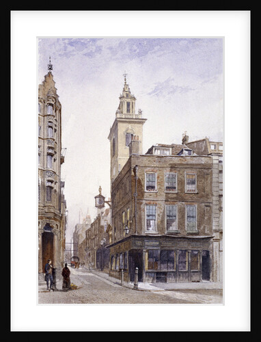 St James Garlickhythe, Upper Thames Street, London by John Crowther