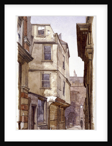 Residence of Anne Boleyn's Father, Great St Helens, London by John Crowther