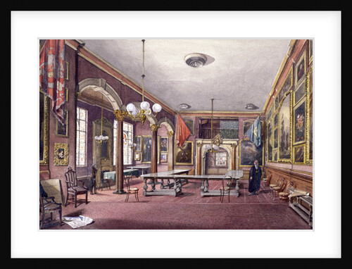 Interior of Painter-Stainers' Hall, London by John Crowther