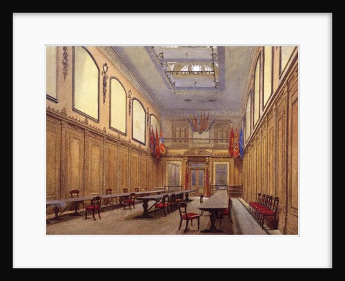 Interior of Skinners' Hall, London by John Crowther