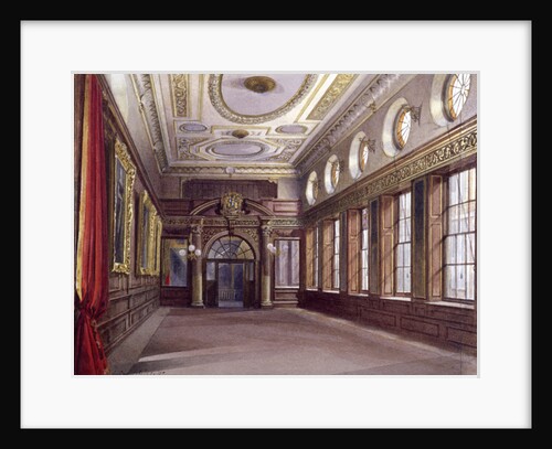 Interior of Tallow Chandlers' Hall, London by John Crowther
