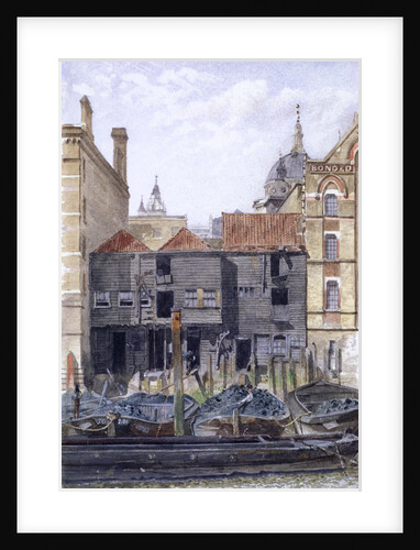 Paul's Wharf, London by John Crowther