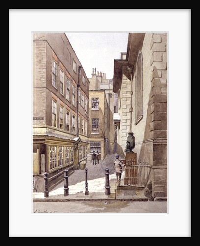 Bow Churchyard, London by John Crowther