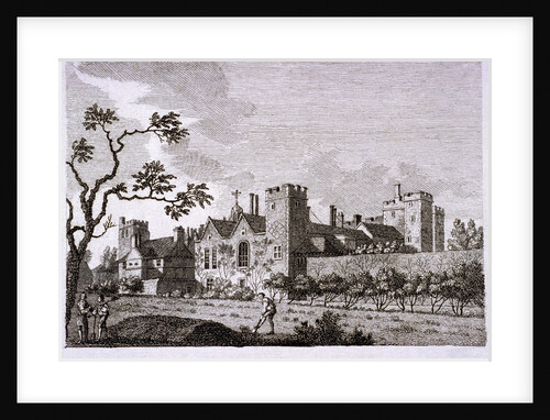 Garden at Lambeth Palace, London by S Sparrow