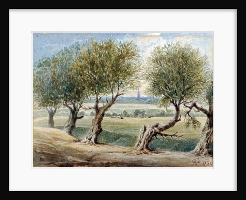 Last Vestige of the River Fleet, ...on the East side of Fleet Road, Hampstead by Edward Arthur Heffer