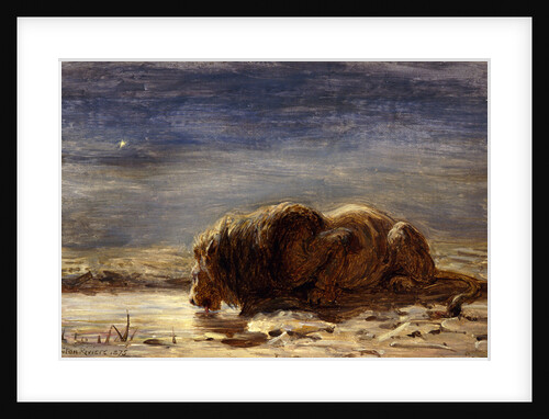 The king drinks by Briton Riviere