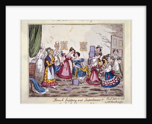 French frippery and impertinence!! Que les Anglaises sont Betes by Edwin Flood