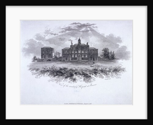 Smallpox Hospital, Battle Bridge (now King's Cross), London by William Woolnoth