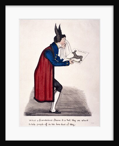 Caricature of Sir John Key by Anonymous