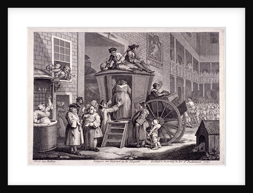 The stage-coach, or the country inn yard by William Hogarth
