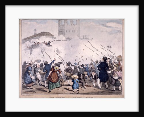 Siege at the Tower of London by Anonymous