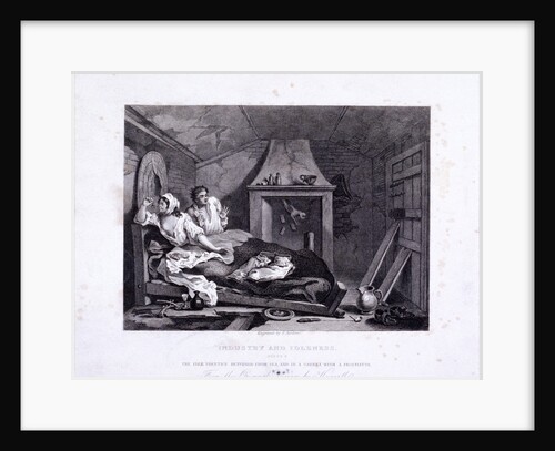 The idle 'prentice returned from sea..., plate VII of Industry and Idleness 1833 by S Davenport